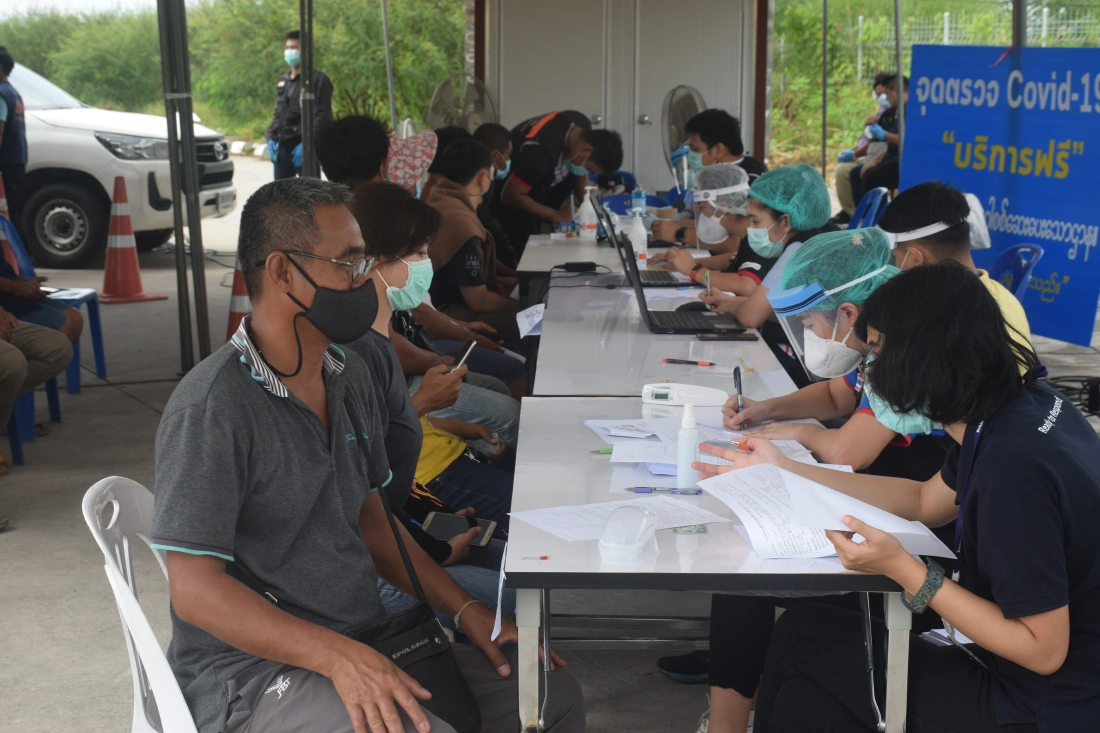คนขับรถชาวเมียนมา มารับสินค้าไทยติดเชื้อโควิดอีก 2 คน
