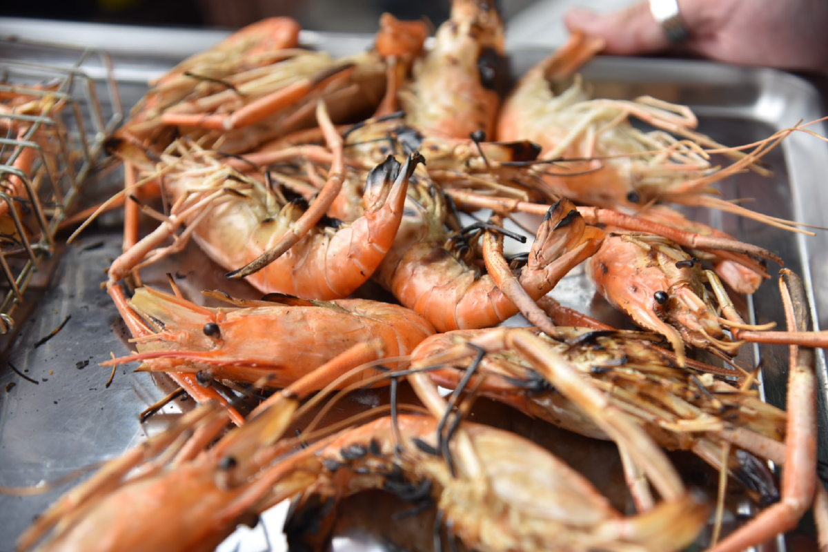 จ่าพิชิตสวนดราม่า \"ม็อบกุ้งเผา\" กางเอกสารโภชนาการ \"แป้งในเนื้อกุ้ง?\"