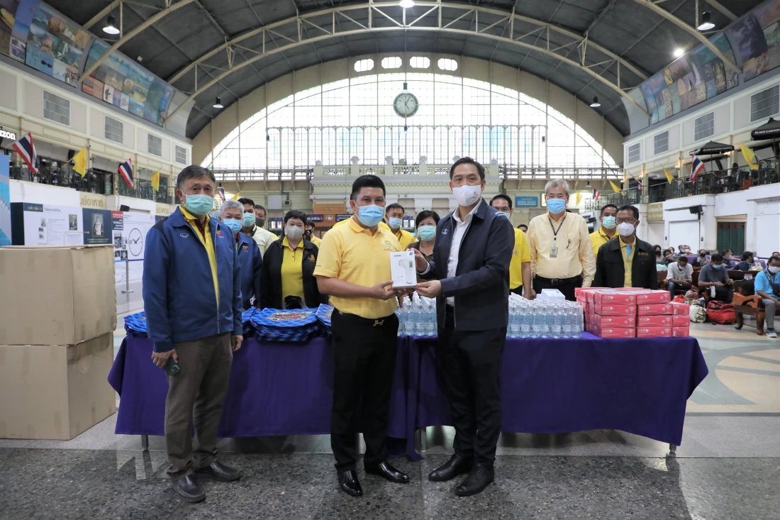 ผู้ว่ารถไฟฯลงพื้นที่หัวลำโพง ตรวจความพร้อมบริการ-สาธารณสุข รับปีใหม่