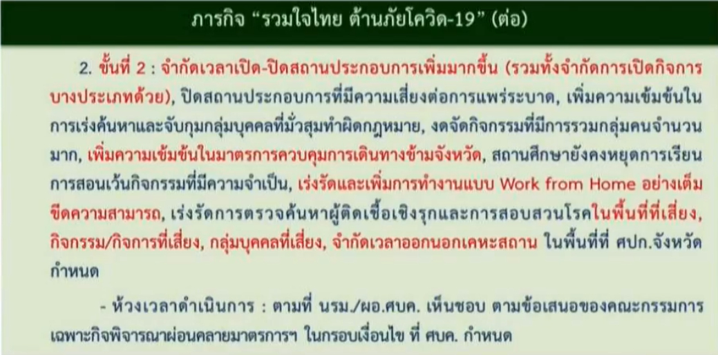 ศบค. เผยสาเหตุทำไมถึงล็อกดาวน์ พร้อมยกระดับพื้นที่ควบคุมสูงสุด