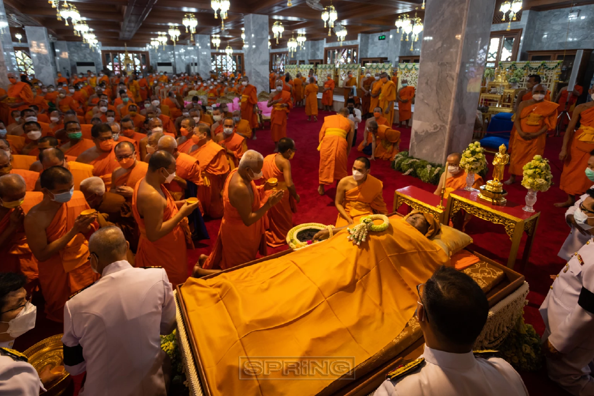 อัญเชิญสรีระร่าง สมเด็จช่วง  วรปุญโญ สู่วัดปากน้ำภาษีเจริญ