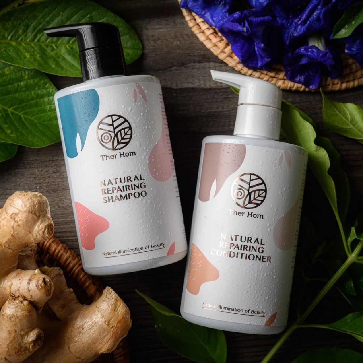 Ther Hom Natural Repairing Shampoo &amp; Conditioner  