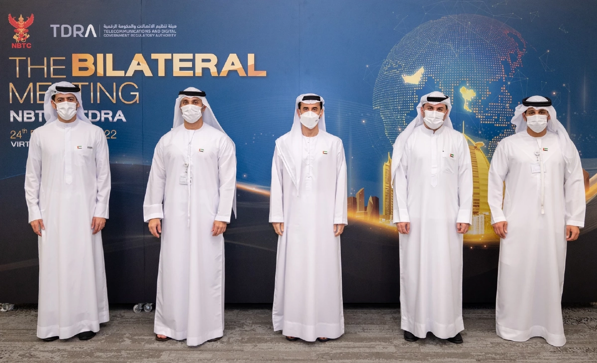 สำนักงาน กสทช. และหน่วยงาน Telecommunications and  Digital Government Regulatory Authority (TDRA) สาธารณรัฐอาหรับเอมิเรตส์ ประชุมทวิภาคีในรูปแบบ Virtual Meeting