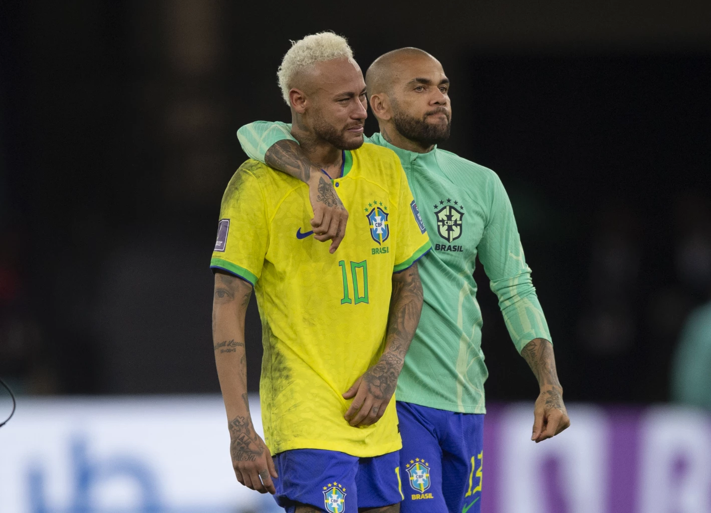 เนย์มาร์ ร้องไห้ หลังจากบราซิลตกรอบ 8 ทีมสุดท้าย ฟุตบอลโลก 2022 Credit ภาพ Getty Image