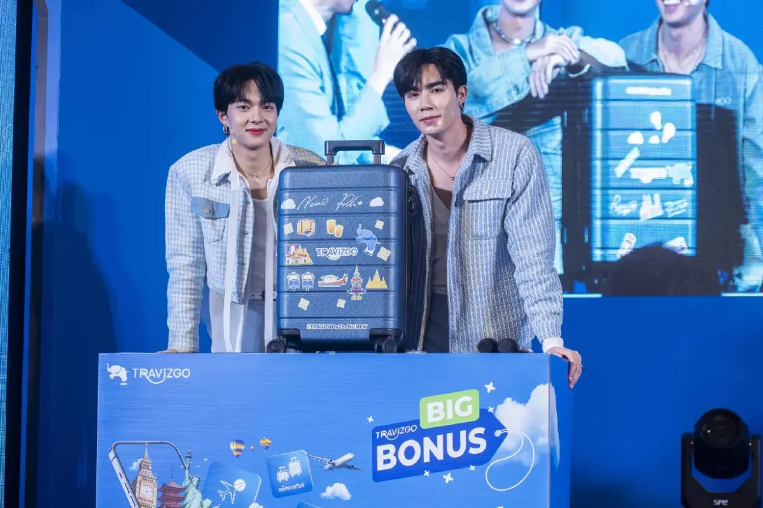 ดาราดัง ซี-นุนิว แท็กทีม แจม-ฟิล์ม โชว์ความฟินใน TRAViZGO SuperApp