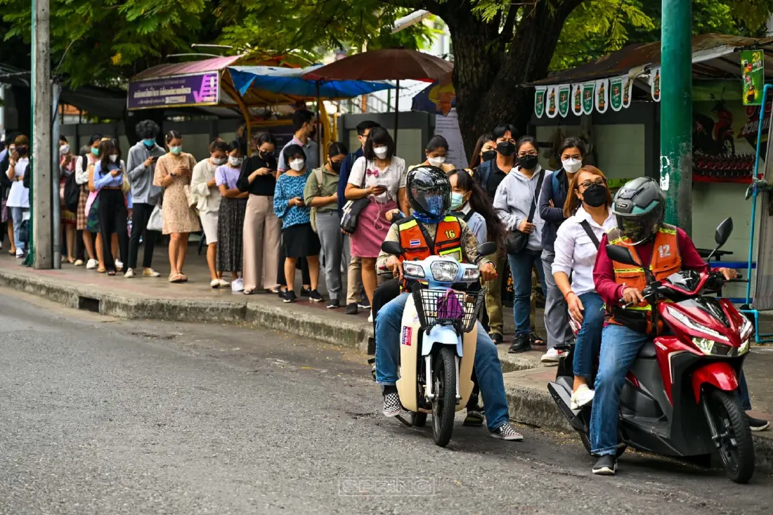 อนุสาวรีย์ชัยสมรภูมิ บรรยากาศเริ่มงานวันแรกของปี 2566