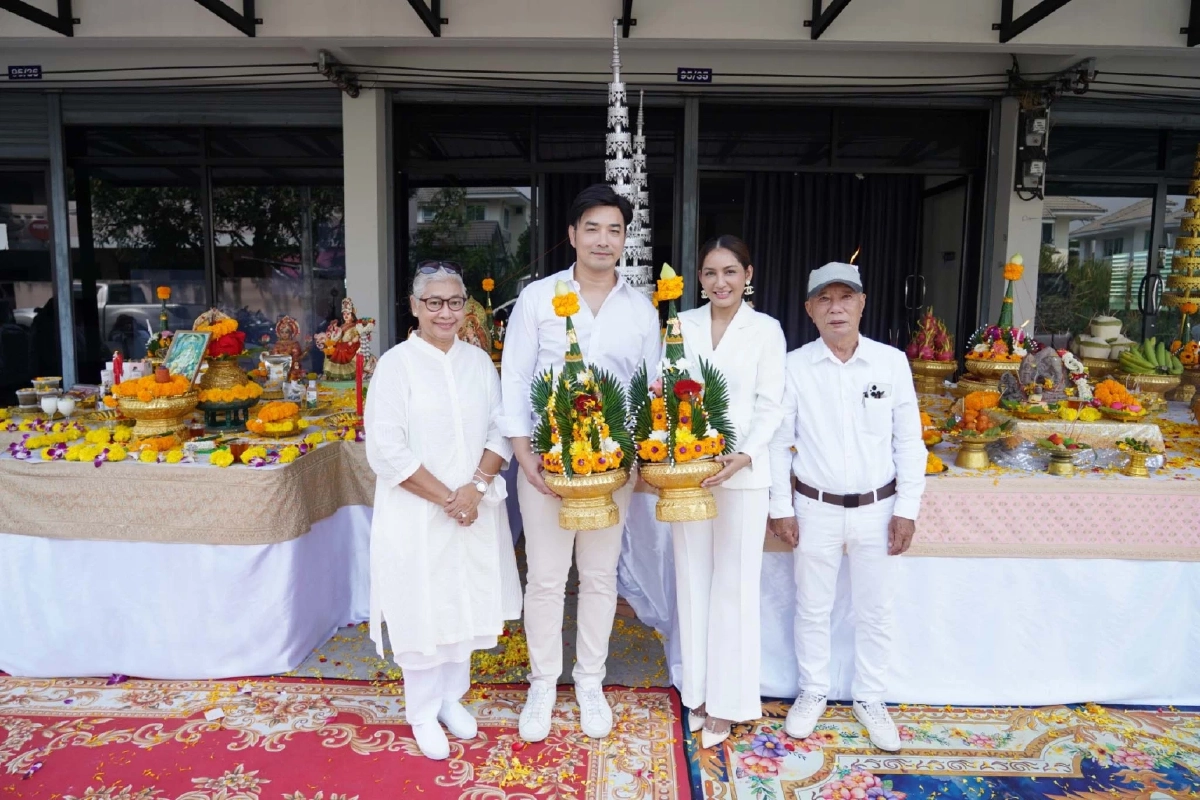 ครูก้อย-เจมส์ เรืองศักดิ์ บวงสรวงครบ 6 ปี โค้ชเตรียมตั้งครรภ์ให้ผู้มีลูกยาก    