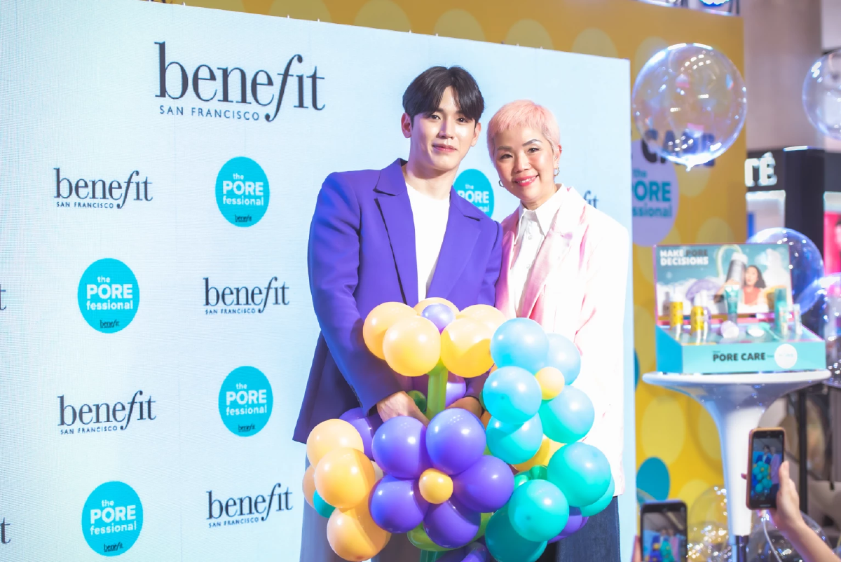 Benefit Thailand คว้า นิววี่ พระเอกคนแรกของเบเนฟิต พร้อมเผยเคล็ดลับหน้าใสด้วยสกินแคร์ The POREfessional