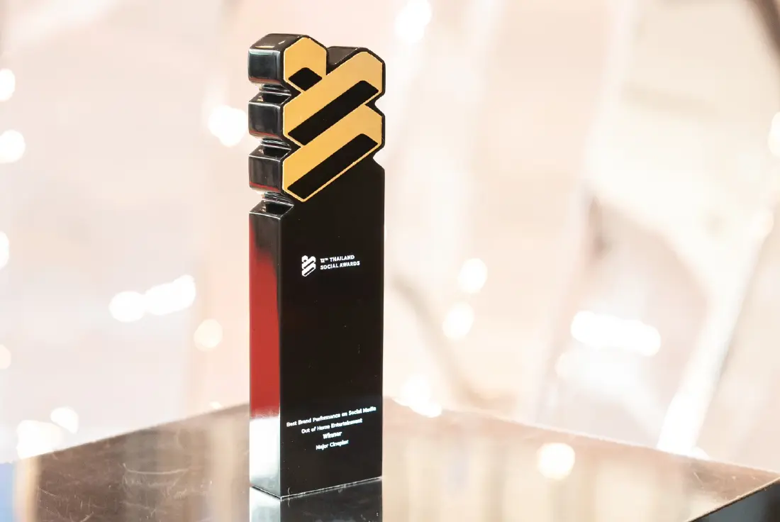 เมเจอร์ ซีนีเพล็กซ์ คว้ารางวัลชนะเลิศ Best Brand Performance On Social Media