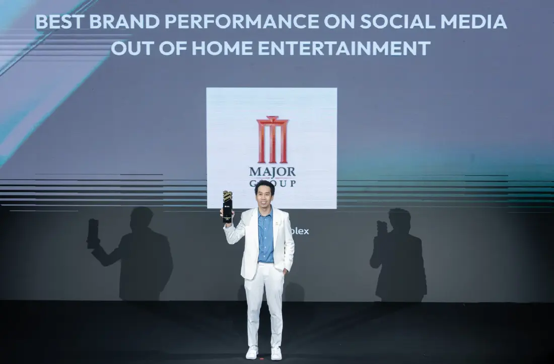เมเจอร์ ซีนีเพล็กซ์ คว้ารางวัลชนะเลิศ Best Brand Performance On Social Media