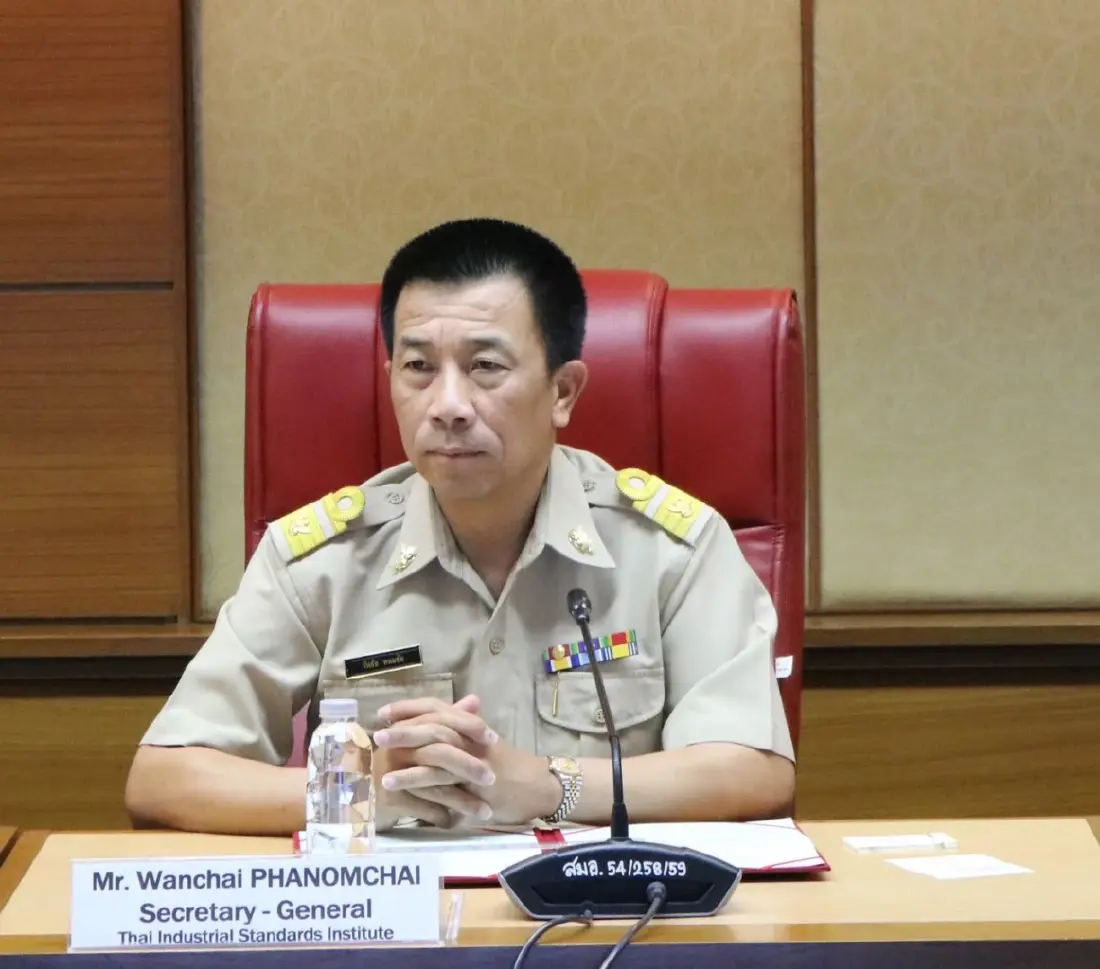 วันชัย พนมชัย เลขาธิการสำนักงานมาตรฐานผลิตภัณฑ์อุตสาหกรรม (สมอ.)