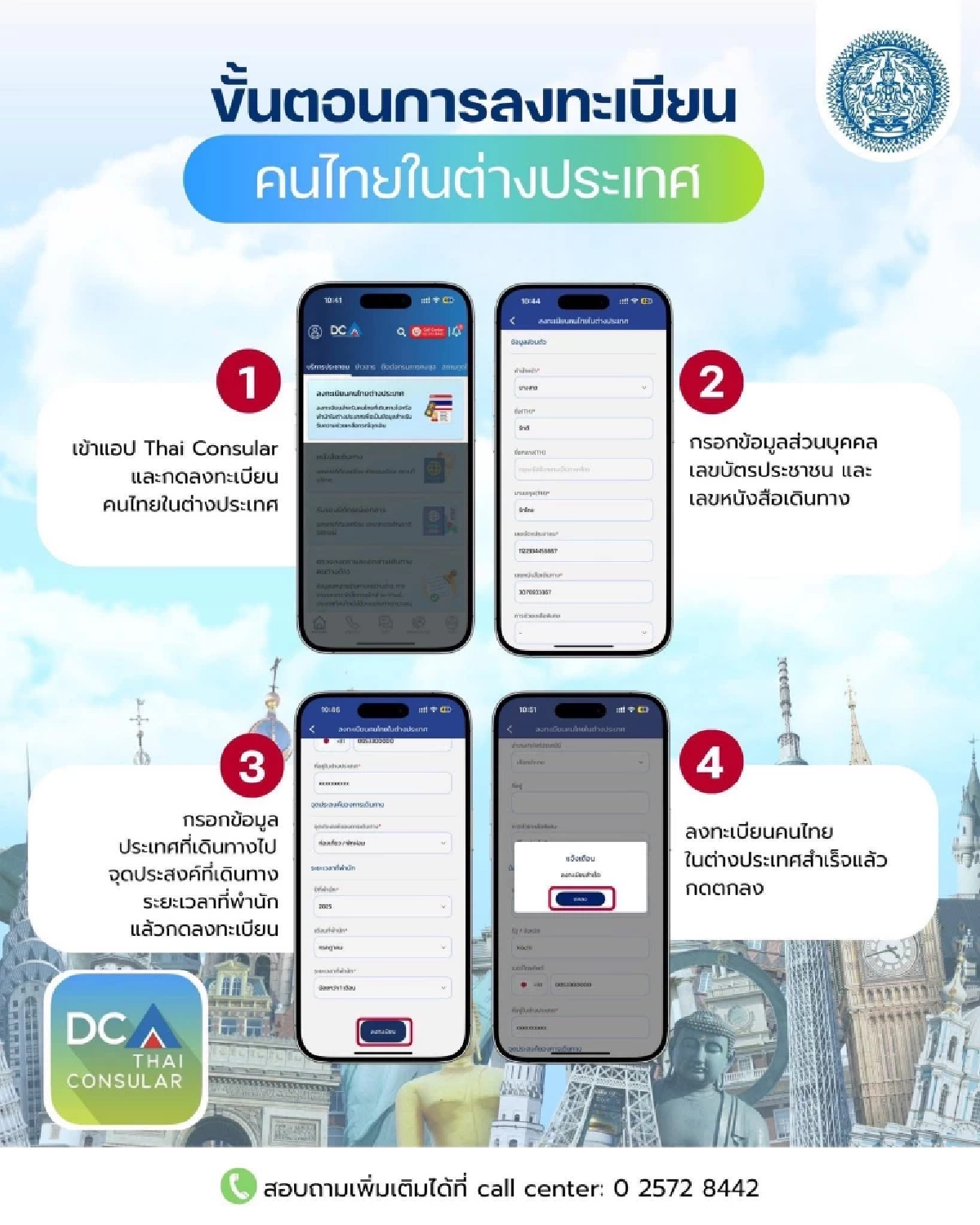 แอป Thai Consular  ใช้รับมือเหตุฉุกเฉิน  สถานการณ์ตึงเครียดไทย-กัมพูชา