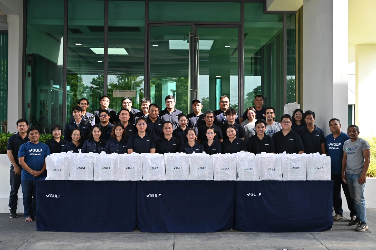 GULF ระดมทีม ‘กัลฟ์อาสา’ ร่วมแพ็คถุงยังชีพ 1,000 ชุด ช่วยชายแดนไทย – กัมพูชา