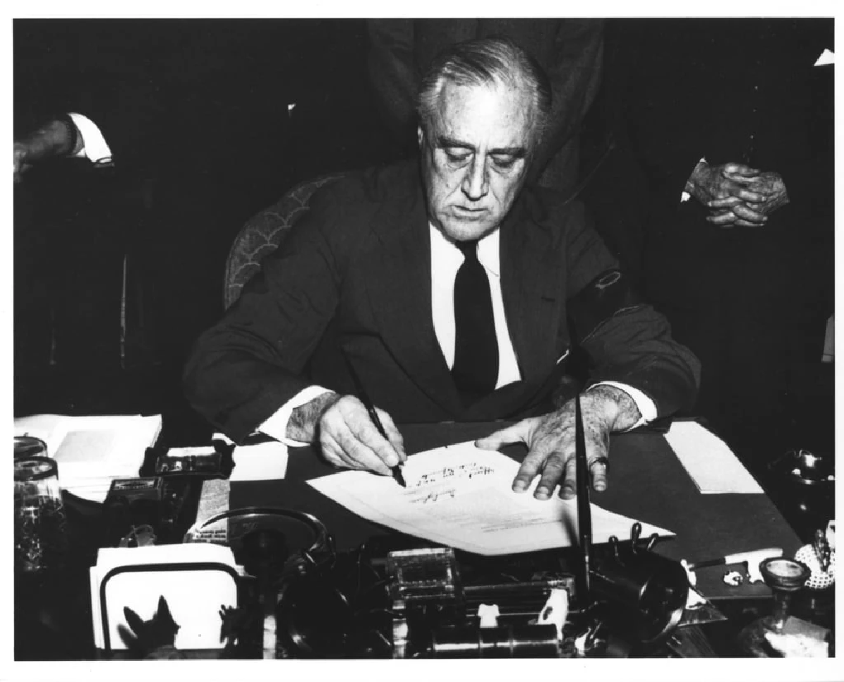ประธานาธิบดี Franklin D. Roosevelt