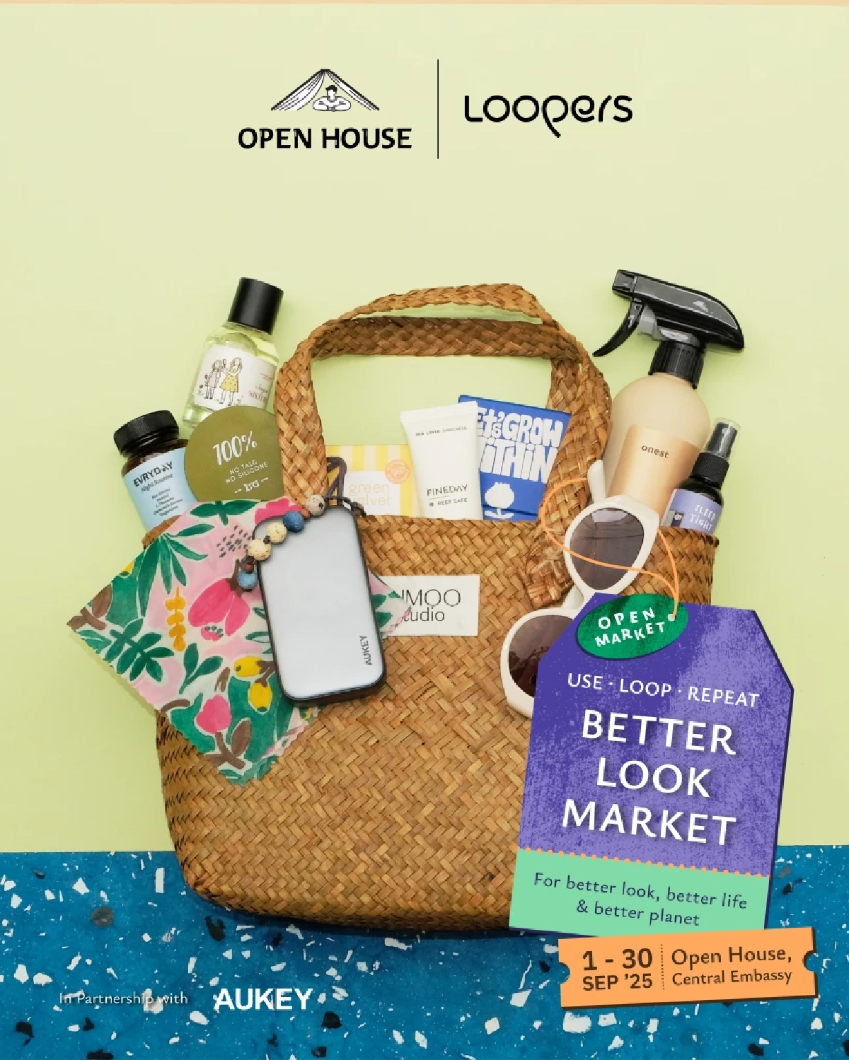 Better Look Market ตลาดรวมสินค้ารักษ์โลกและเวิร์คช็อปฮีลใจ 1-30 ก.ย.68