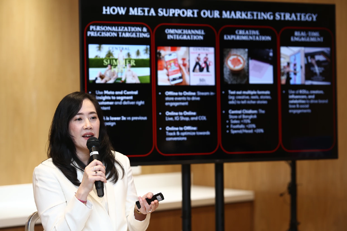 รวิศรา จิราธิวัฒน์ ประธานบริหารฝ่ายการตลาด กลุ่มห้างสรรพสินค้าเซ็นทรัล ในเครือเซ็นทรัล รีเทล