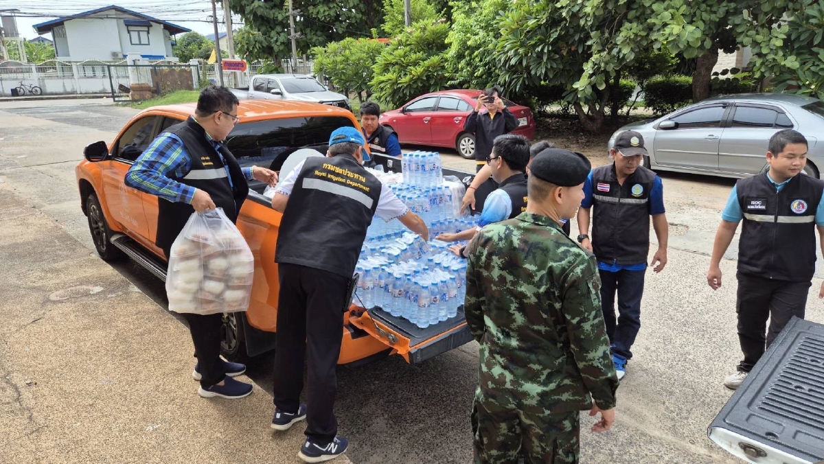 กรมชลประทานส่งต่อกำลังใจ ช่วยเหลือผู้ประสบภัยในศรีสะเกษ