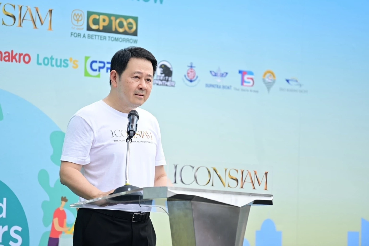 ณรงค์ เจียรวนนท์ รองประธานอาวุโส เครือเจริญโภคภัณฑ์ ในฐานะหัวเรือใหญ่ของโครงการสืบสานมรดกแห่งสายน้ำ – แม่น้ำเจ้าพระยา