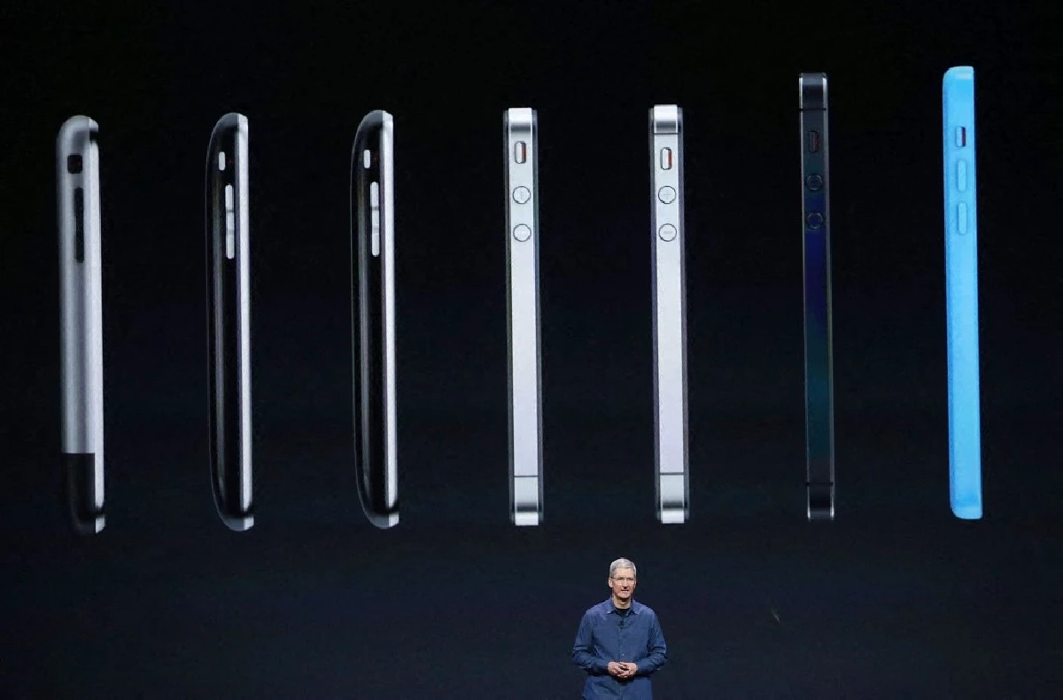มือถือ iPhone 6 - ย้อนตำนานไอโฟน ที่ยอดขายดีทะลุโลก ในประวัติศาสตร์ Credit ภาพ AFP