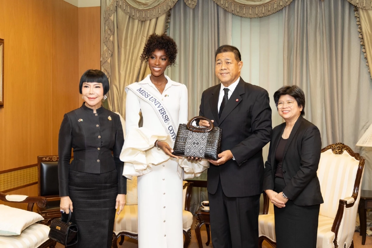 \'โอลิเวีย ยาเซ่\' สานไมตรีไทย–โกตดิวัวร์ เผยซาบซึ้งในไมตรีประเทศไทย