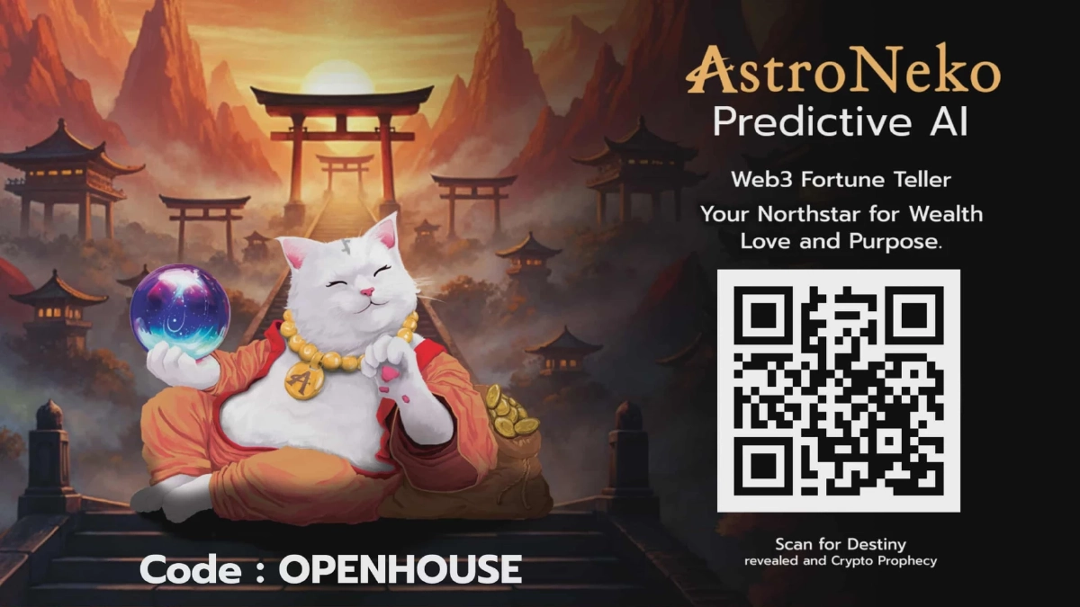 AstroNeko แมวดูดวง AI อัจฉริยะ: จุดบรรจบระหว่างโหราศาสตร์ ข้อมูล และ Web3