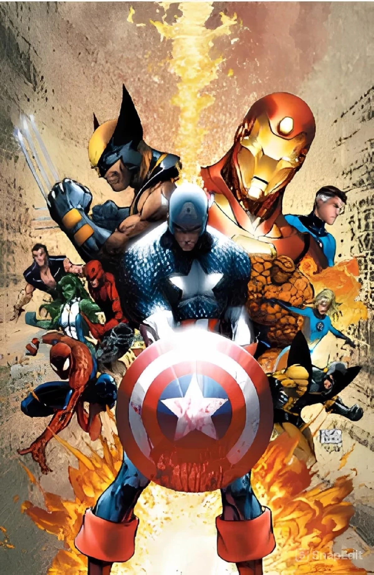 PHOTO Civil War Comic Series