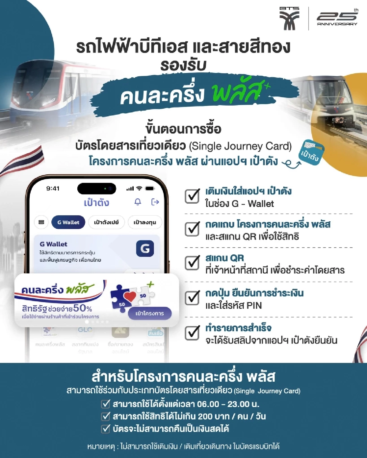 วิธีซื้อตั๋วรถไฟฟ้า BTS - MRT ผ่านแอปเป๋าตัง ตั้งแต่ 29 ต.ค.-31 ธ.ค.นี้
