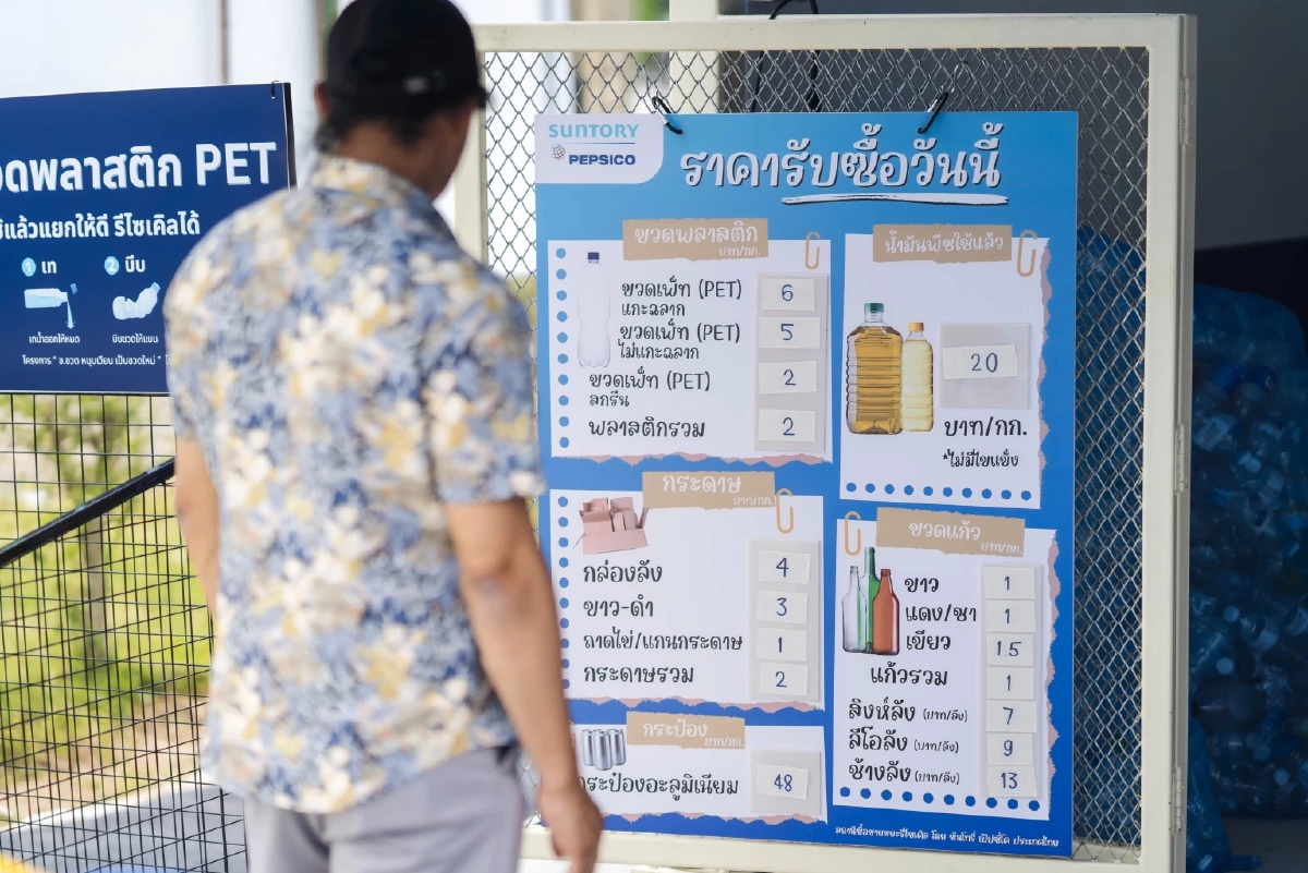 รู้จัก! สถานีซื้อขายขยะรีไซเคิลชุมชน ต่อยอดโครงการ ‘ข.ขวด หมุนเวียน เป็นขวดใหม่’
