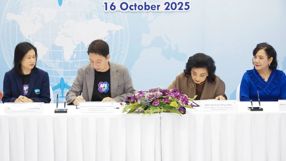 HOG International Academy จับมือ AFS ประเทศไทย เปิดตัว Plan C โปรแกรมการเรียนสู่โลกกว้าง