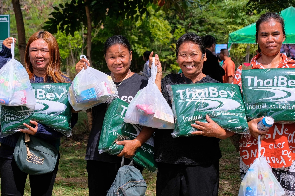 “ไทยเบฟ…รวมใจต้านภัยหนาว” ปี 26 มอบผ้าห่ม 4 จังหวัดภาคอีสาน
