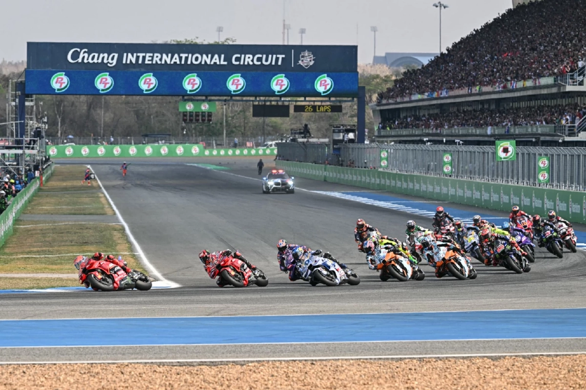 5 เหตุผลที่แฟนความเร็วต้องไม่พลาด “โมโตจีพี ไทยแลนด์ 2026” ที่บุรีรัมย์ Credit ภาพ AFP
