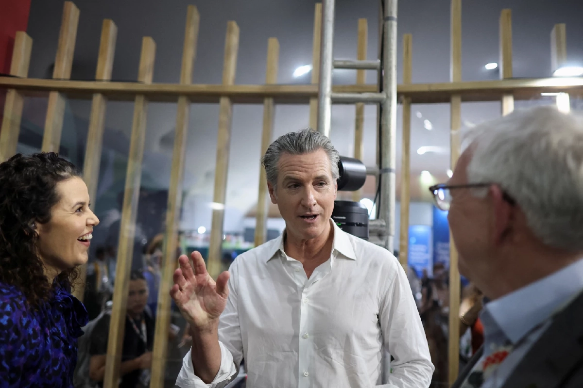 แกวิน นิวซัม ในงานประชุม COP30 Cr. Reuters