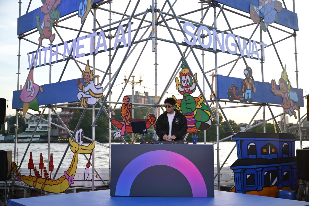 เมื่อย่าน \"ทรงวาด\" ถูกปลุกด้วย AI : \"A Weekend with Meta AI x Song Wat\"