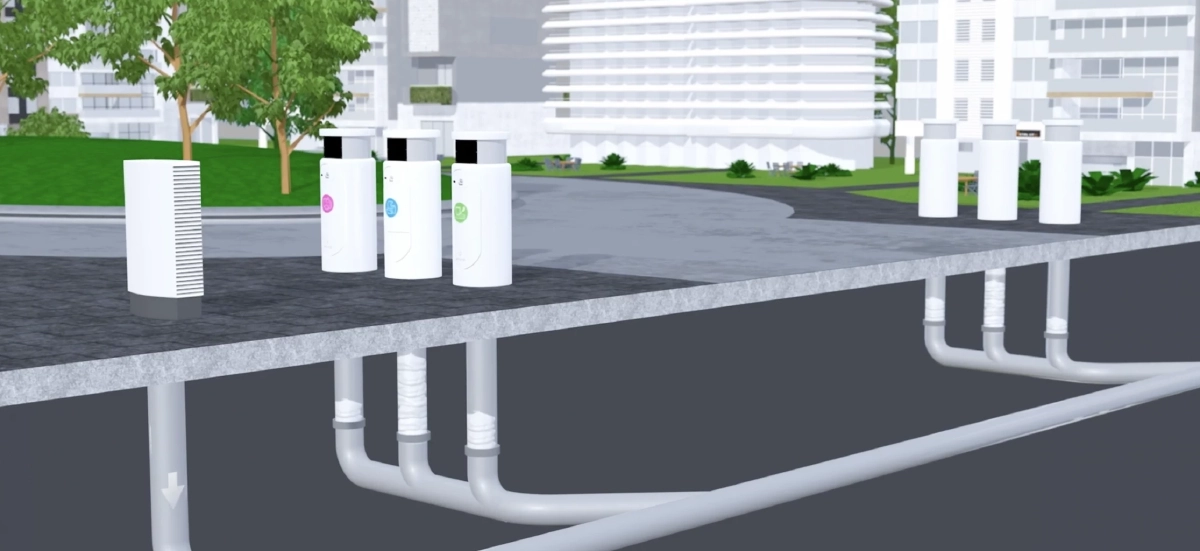 จะต้องมีรถเก็บขยะไปทำไม เมื่อเราสามารถลำเลียงขยะไปทางใต้ดินได้?