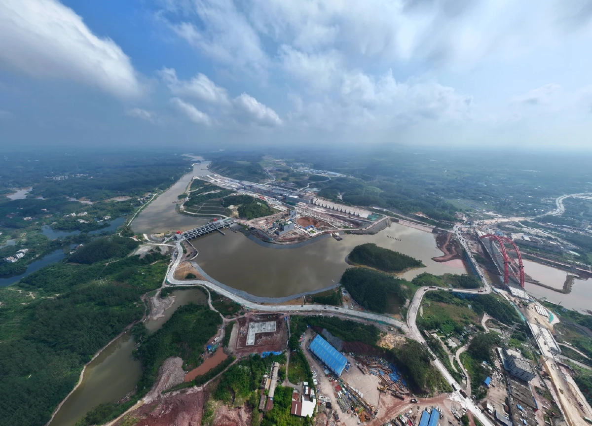 ภาพจำลองของคลองผิงลู่ เมื่อก่อสร้างแล้วเสร็จในปี 2569