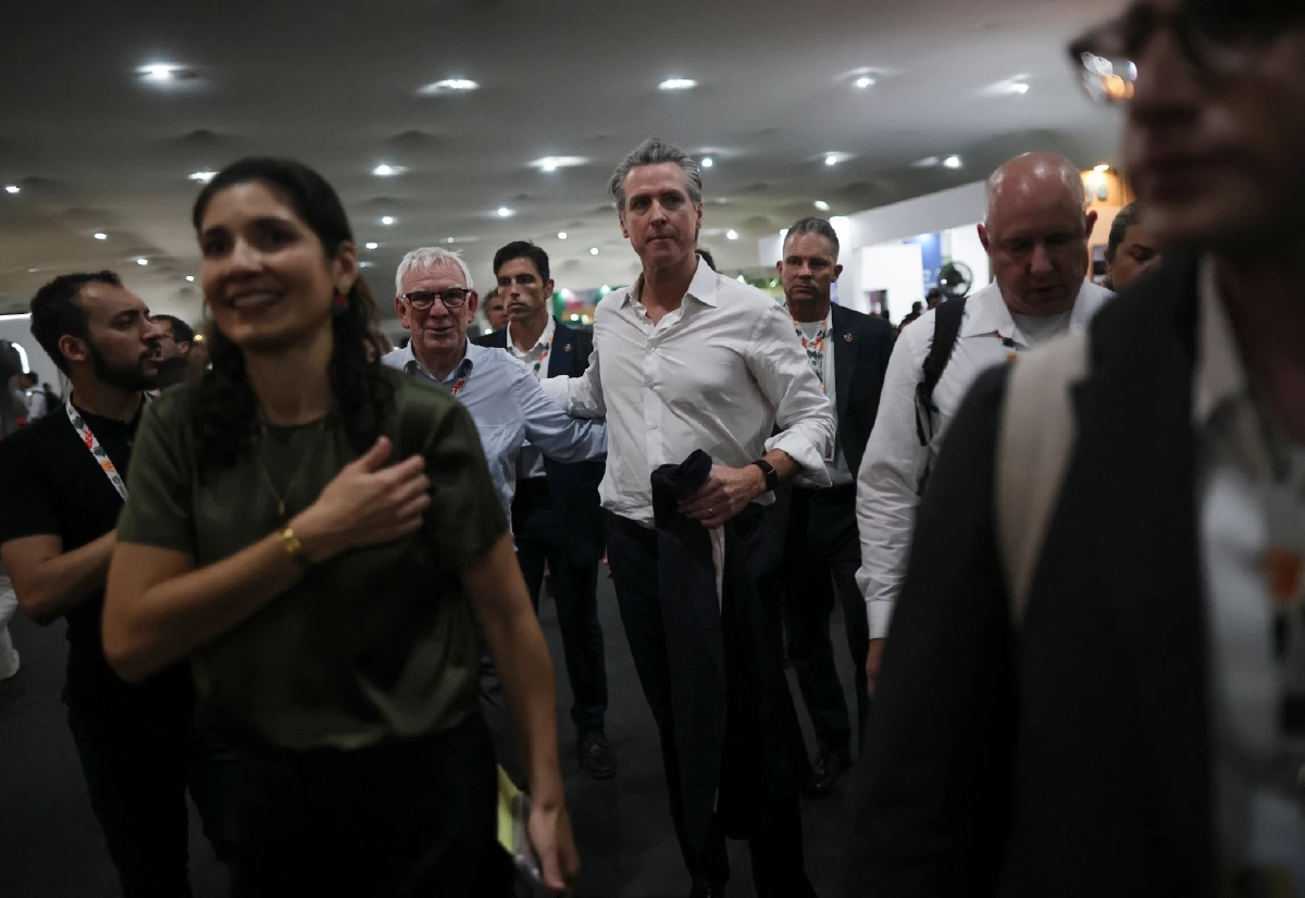 แกวิน นัมซัม ผู้ว่าการรัฐแคลิฟอร์เนีย เดินทางไปยังที่ประชุม COP30 เมืองเบเลม ประเทศบราซิล Cr.Reuters