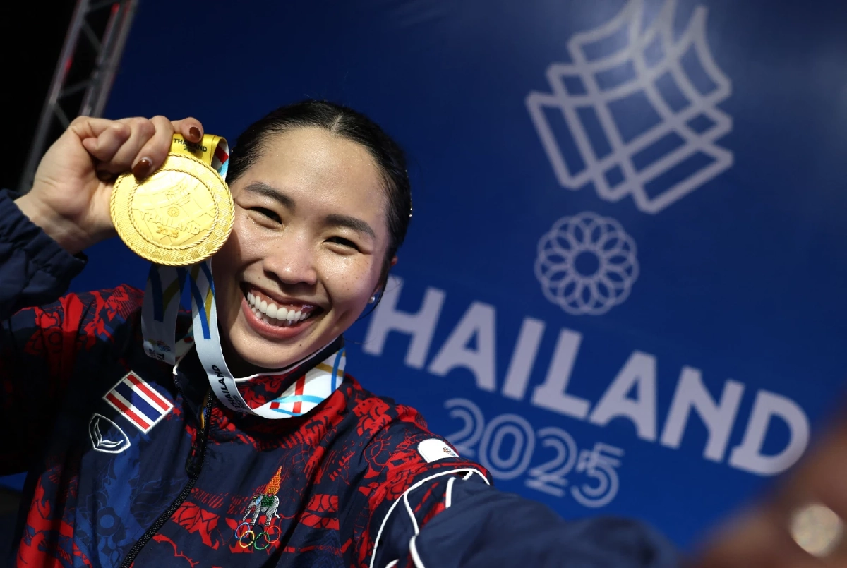 "เมย์" รัชนก อินทนนท์ ได้เหรียญทองแบดมินตัน หญิงเดี่ยวซีเกมส์ 2025 Credit ภาพ  REUTERS  