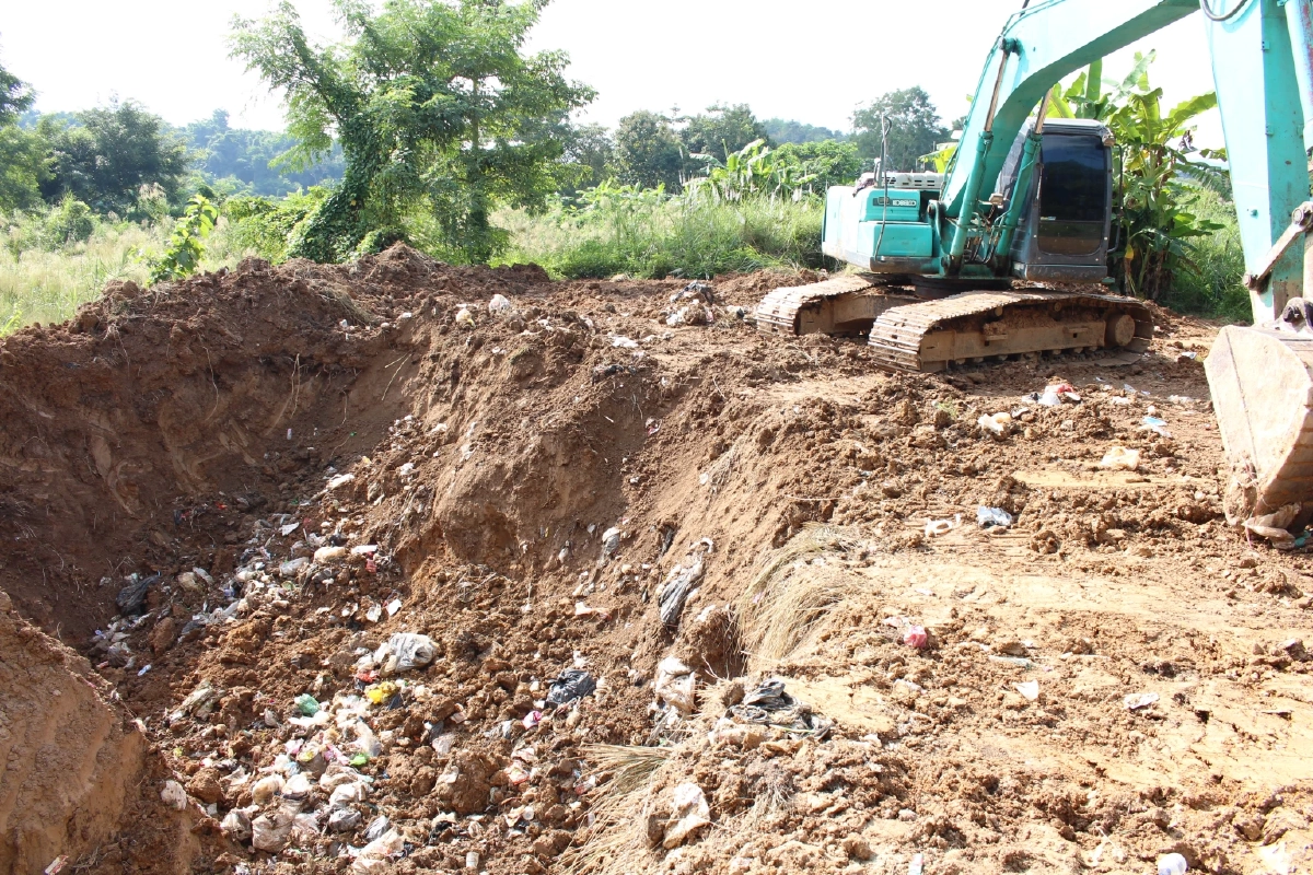 ชาวบ้านแม่ยาวร้อง รัฐแอบขุดบ่อขยะ ใกล้โรงผลิตน้ำชุมชน ซ้ำเติมวิกฤตแม่น้ำกก?