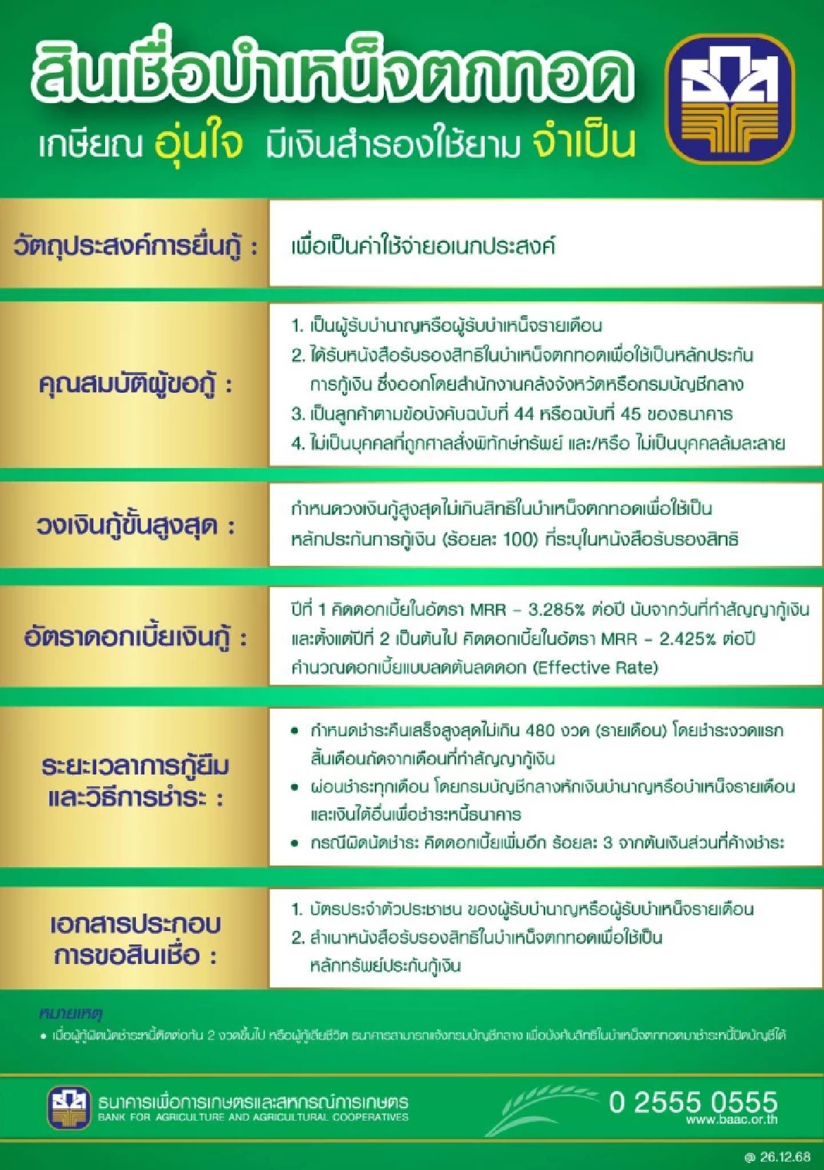 สินเชื่อบำเหน็จตกทอด ทางเลือกใหม่เพื่อชีวิตเกษียณที่คล่องตัว