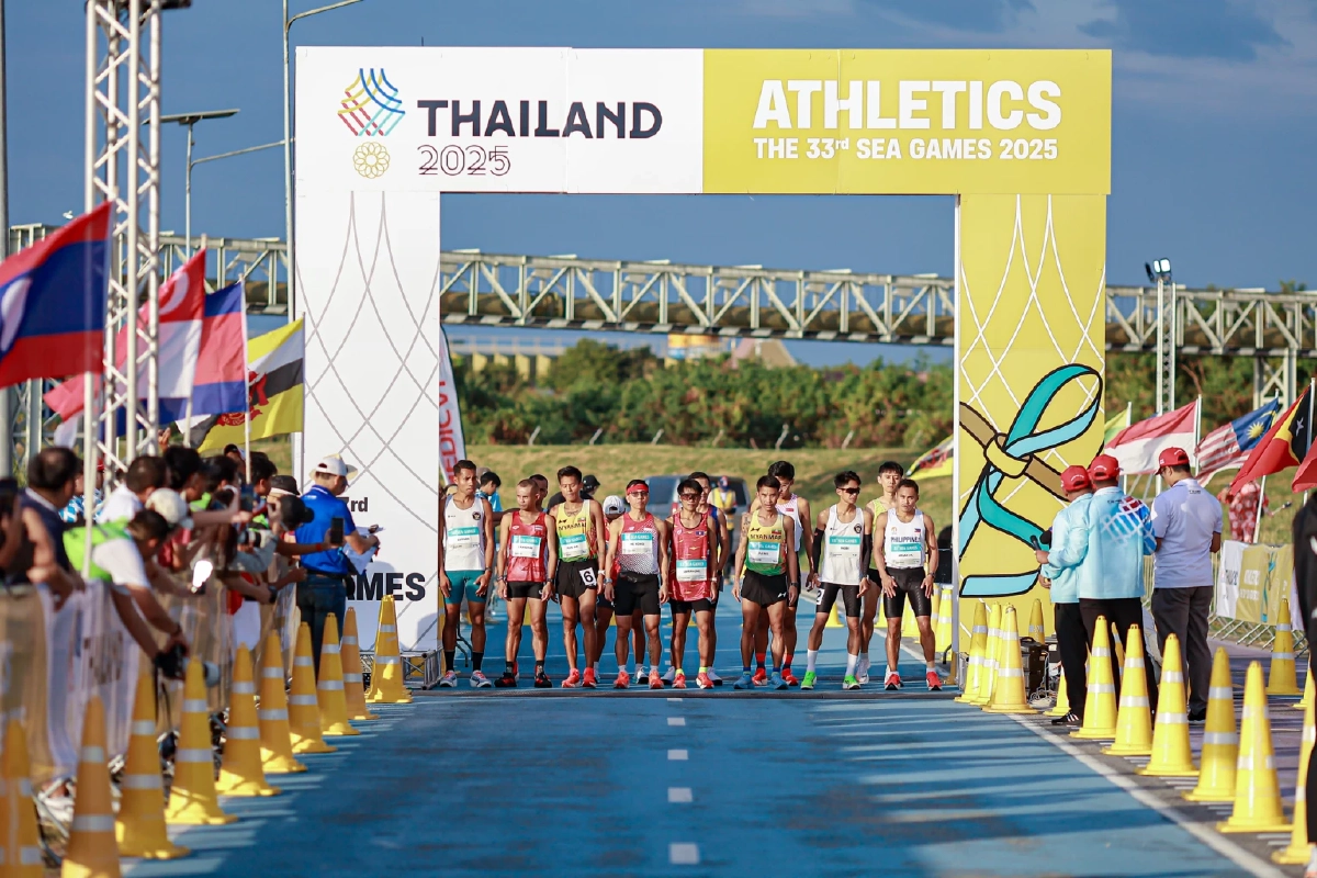 มาราธอนซีเกมส์ ที่เงียบจนน่าใจหาย ไม่ถ่ายทอด ไม่มีงบ ชุดแข่งที่สร้างบาดแผล Credit ภาพ สมาคมกีฬากรีฑาแห่งประเทศไทยฯ 