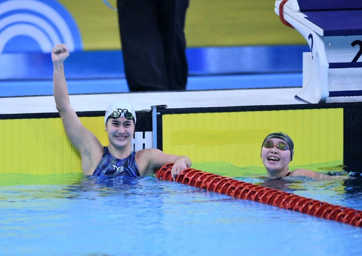 มีอา มิลลาร์ เงือกสาวลูกครึ่งไทย-นิวซีแลนด์ วัย 18 ปี Credit ภาพ : Thailand Aquatics Association   