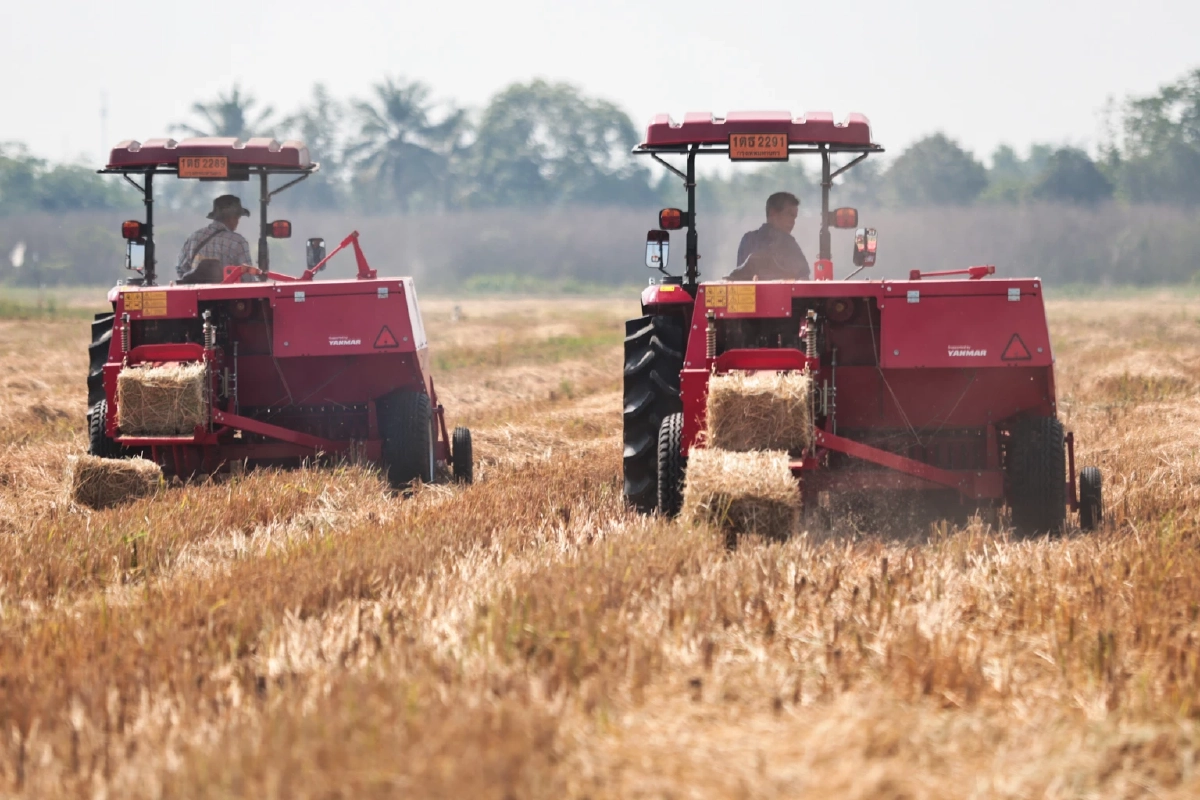 เครื่องอัดก้อนฟาง Cr.Nation Photo