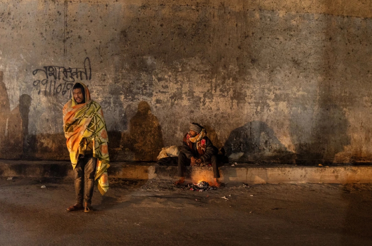 อากาศหนาวในอินเดีย Cr.Reuters