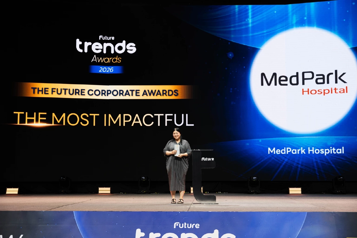 เมดพาร์ค คว้ารางวัลองค์กร สร้างผลกระทบเชิงบวกสูงสุดต่อสังคม Future Trends Awards 2026