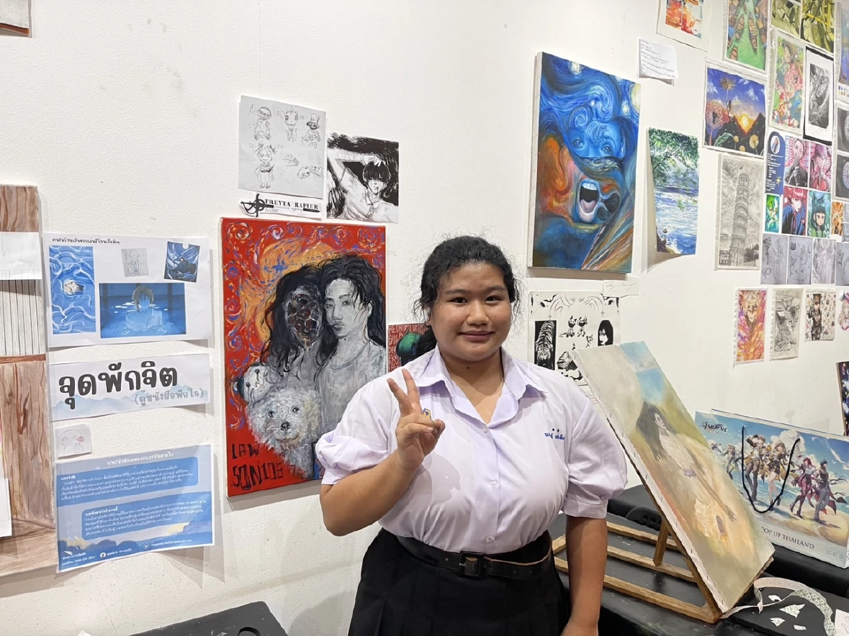 ณชนันท์ แซ่เตียว นักเรียนชั้นมัธยมศึกษาปีที่ 6 โรงเรียนมัธยมวัดหนองแขม