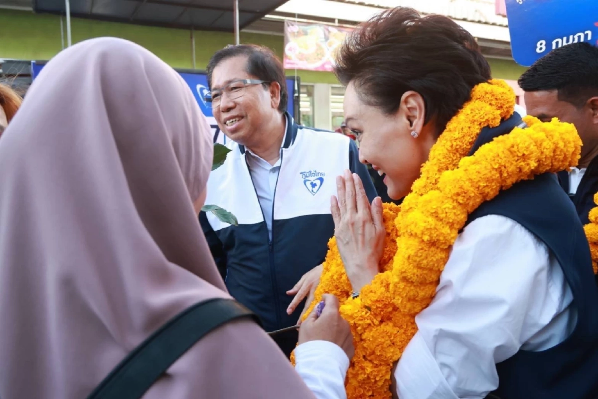 'สันติ ปิยะทัต' แท็กทีมแกนนำภูมิใจไทย หาเสียงเลือกตั้ง 2569 จ.สุราษฎร์ธานี