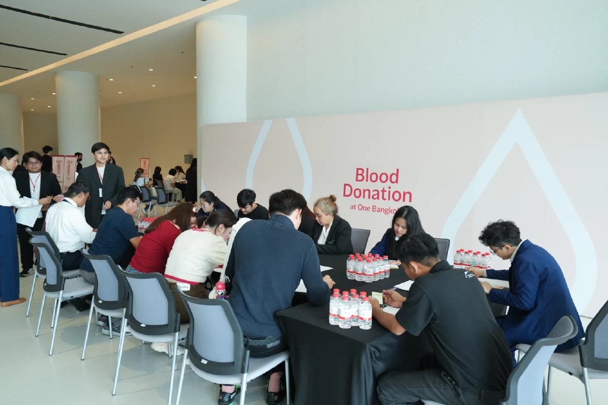 'วัน แบงค็อก' จัดแคมเปญบริจาคโลหิต ส่งเสริมวัฒนธรรมการแบ่งปันในสังคมไทย