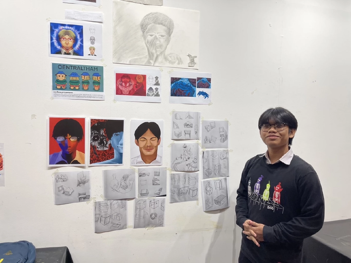 อภิวุฒิ แซ่ตั้ง นักเรียนชั้นมัธยมศึกษาปีที่ 6 จากโรงเรียนมัธยมวัดธาตุทอง