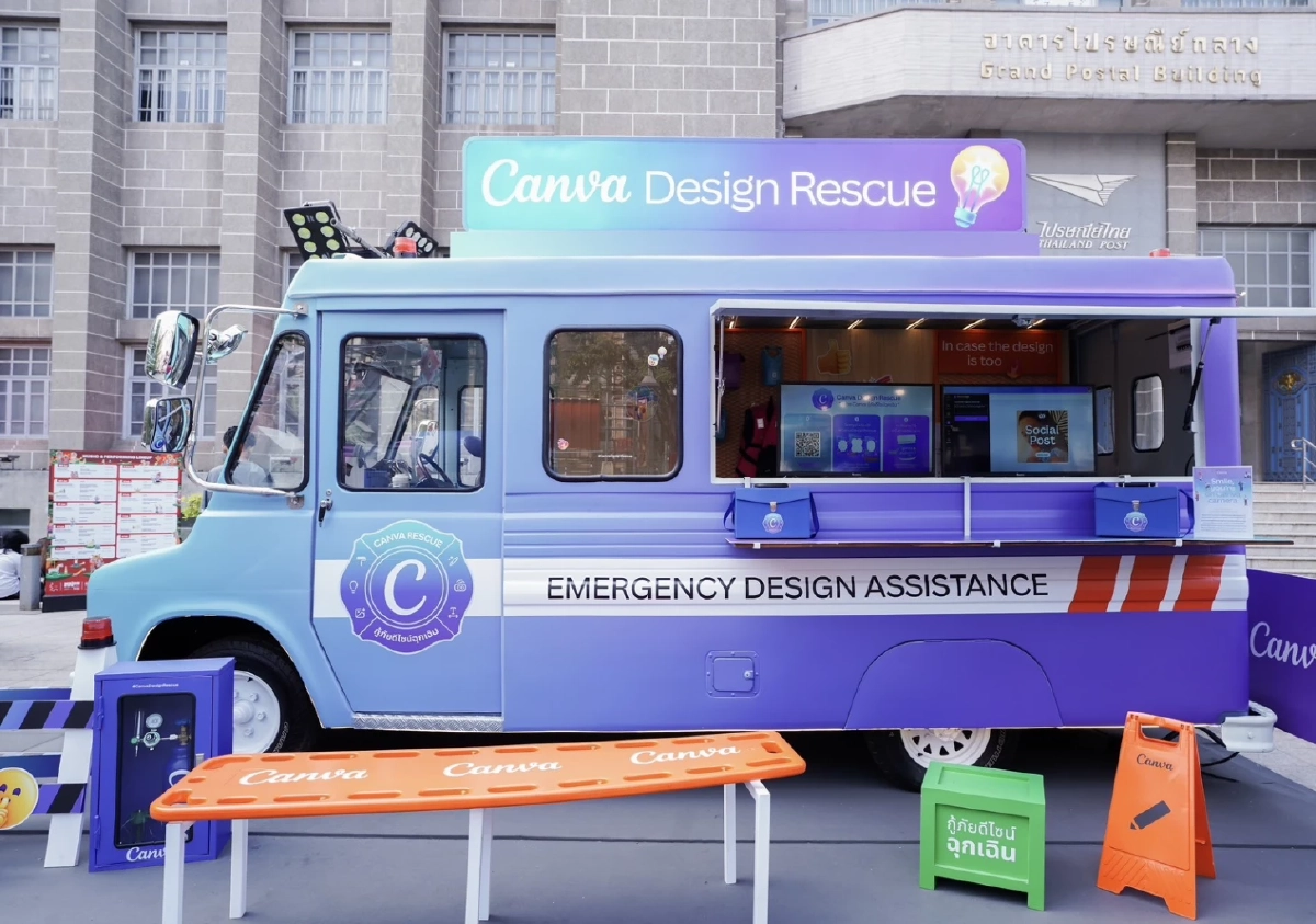 หน่วย Canva กู้ภัยดีไซน์ฉุกเฉิน แนะนำ แชร์ทริค ในงาน Bangkok Design Week 
