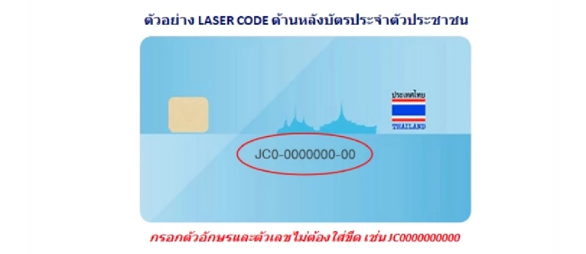 Laser ID คืออะไร รหัส 12 หลัก หลังบัตรประชาชน มีข้อมูลสำคัญอะไรบ้าง